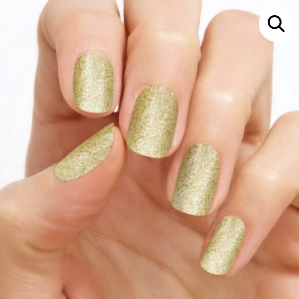 *Retired* Color Street: Austin-tatious | Gold Metallic Party Glitter Sparkle - Picture 7 of 9